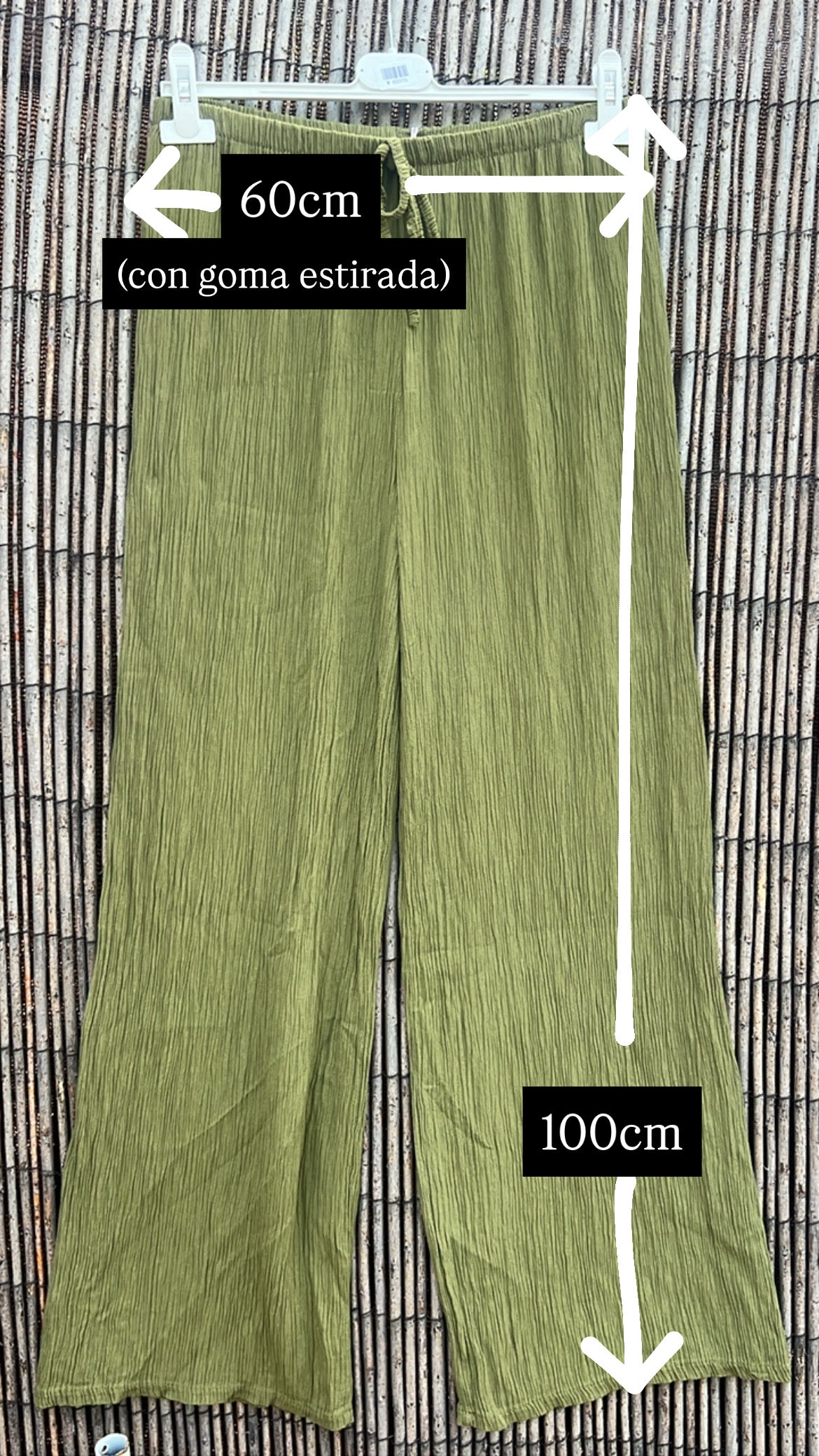 Pantalón negro bambula