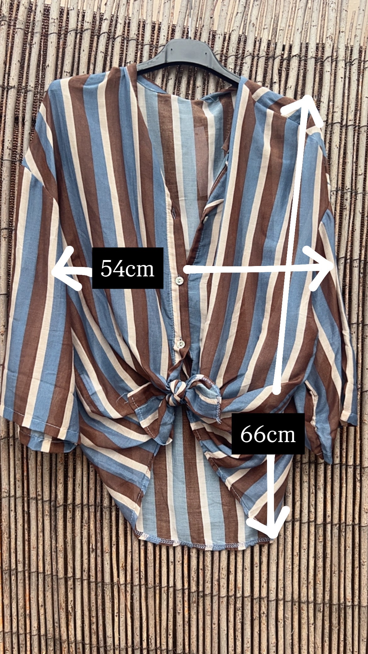Camisa rayas xoco y azul