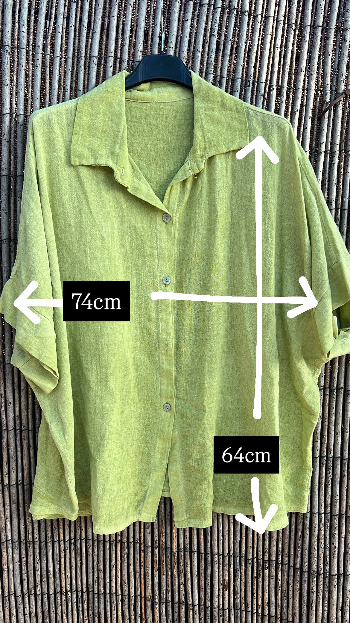 Camisa ancha pistacho