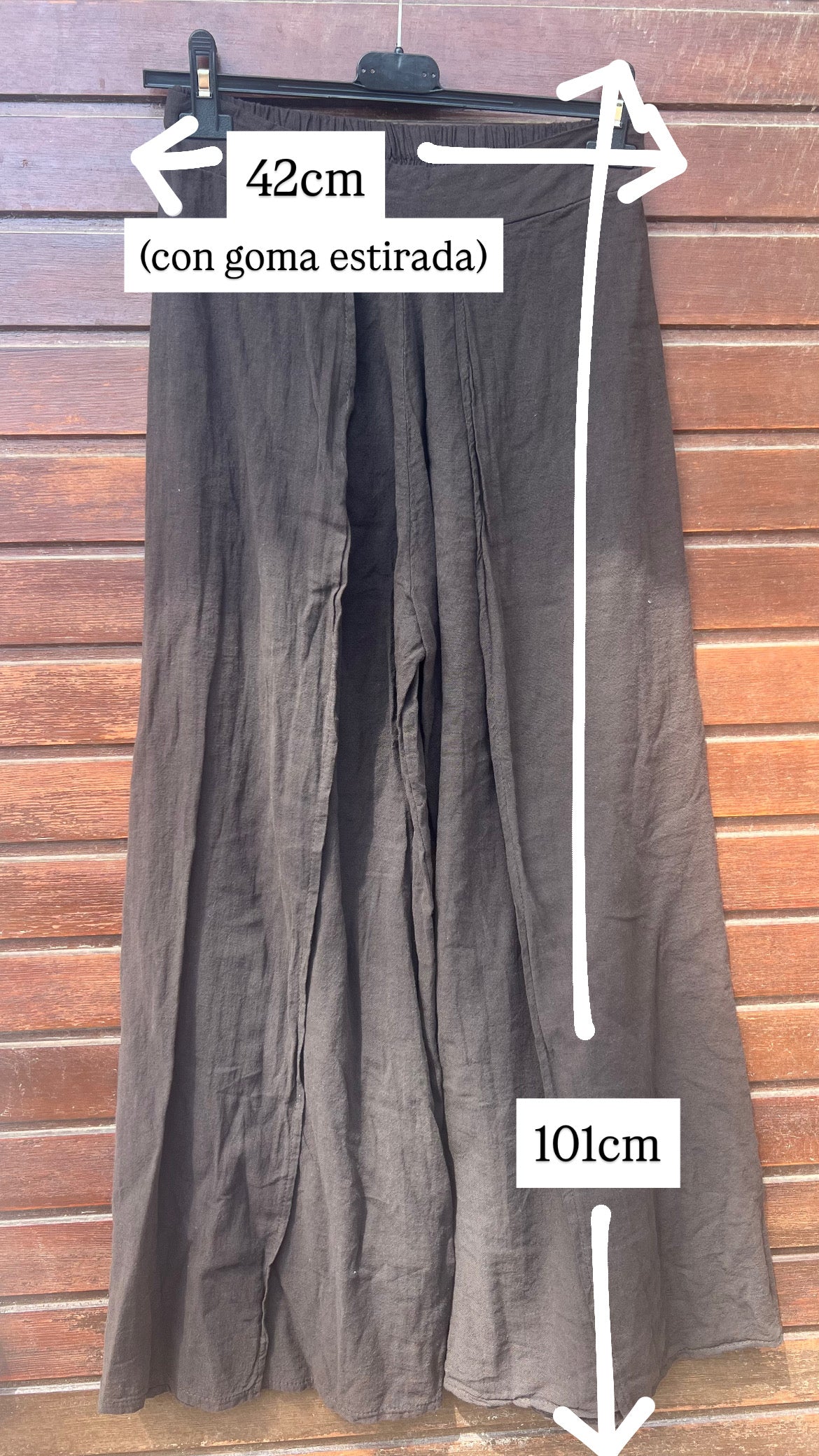 Pantalón abertura pistacho
