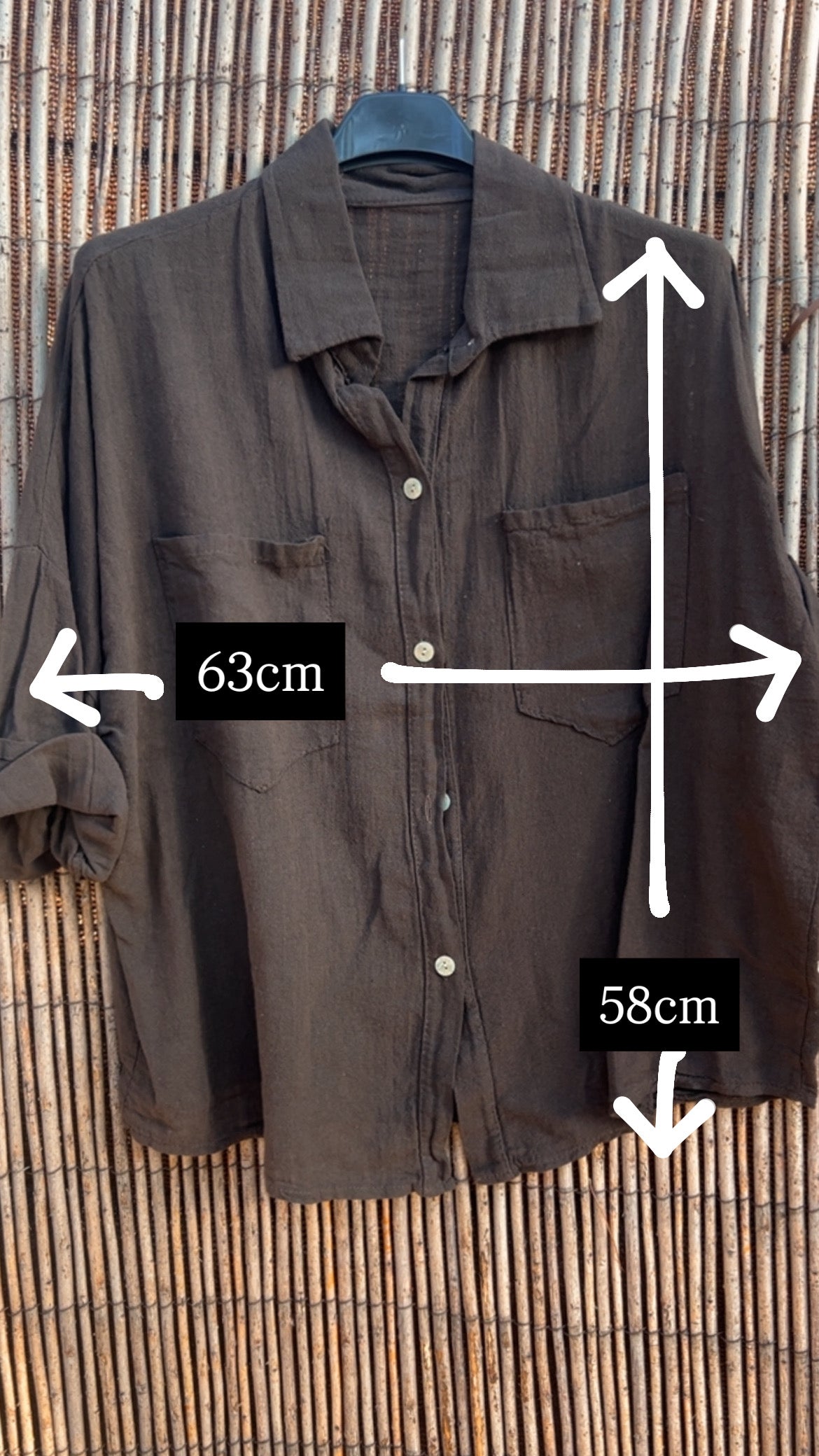 Camisa con bolsillos xoco