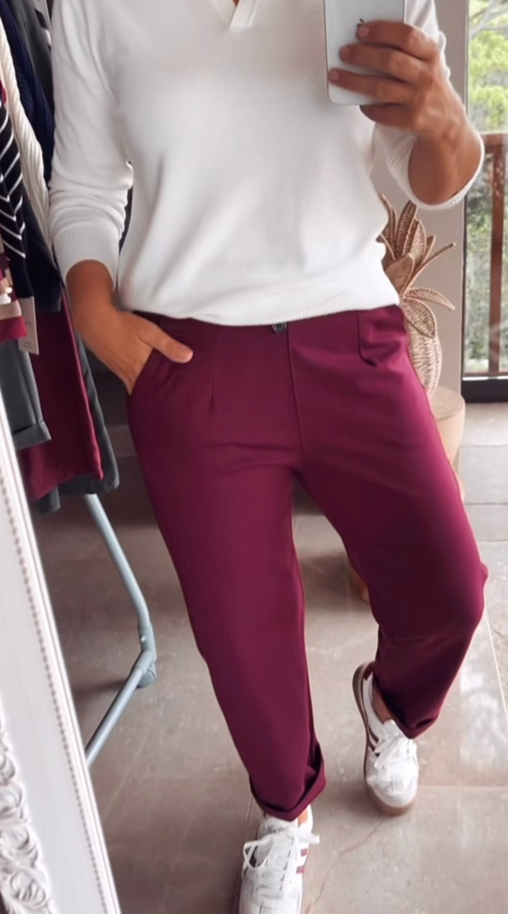 Pantalón tres botones