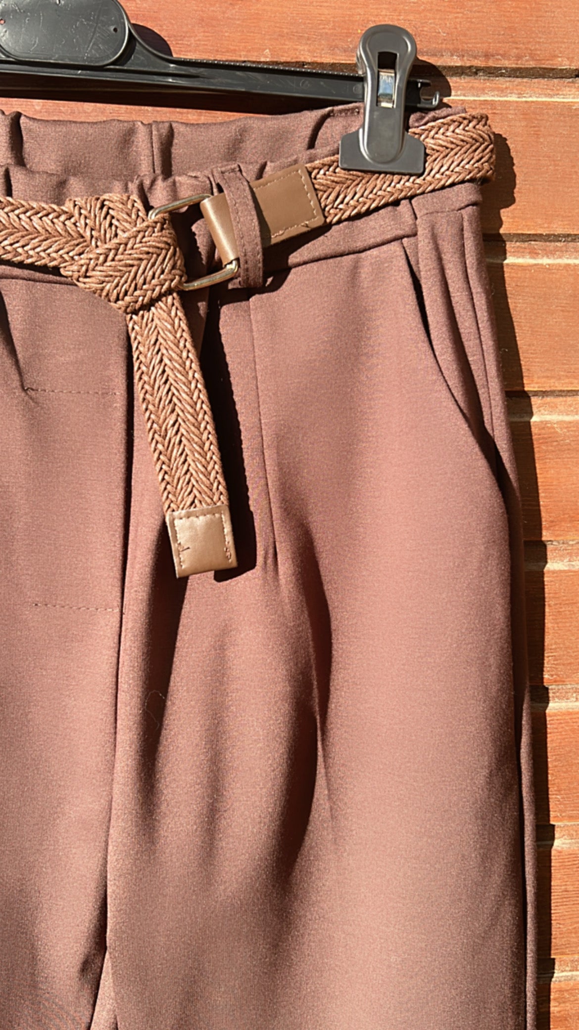 Pantalón pinzas cosidas xoco