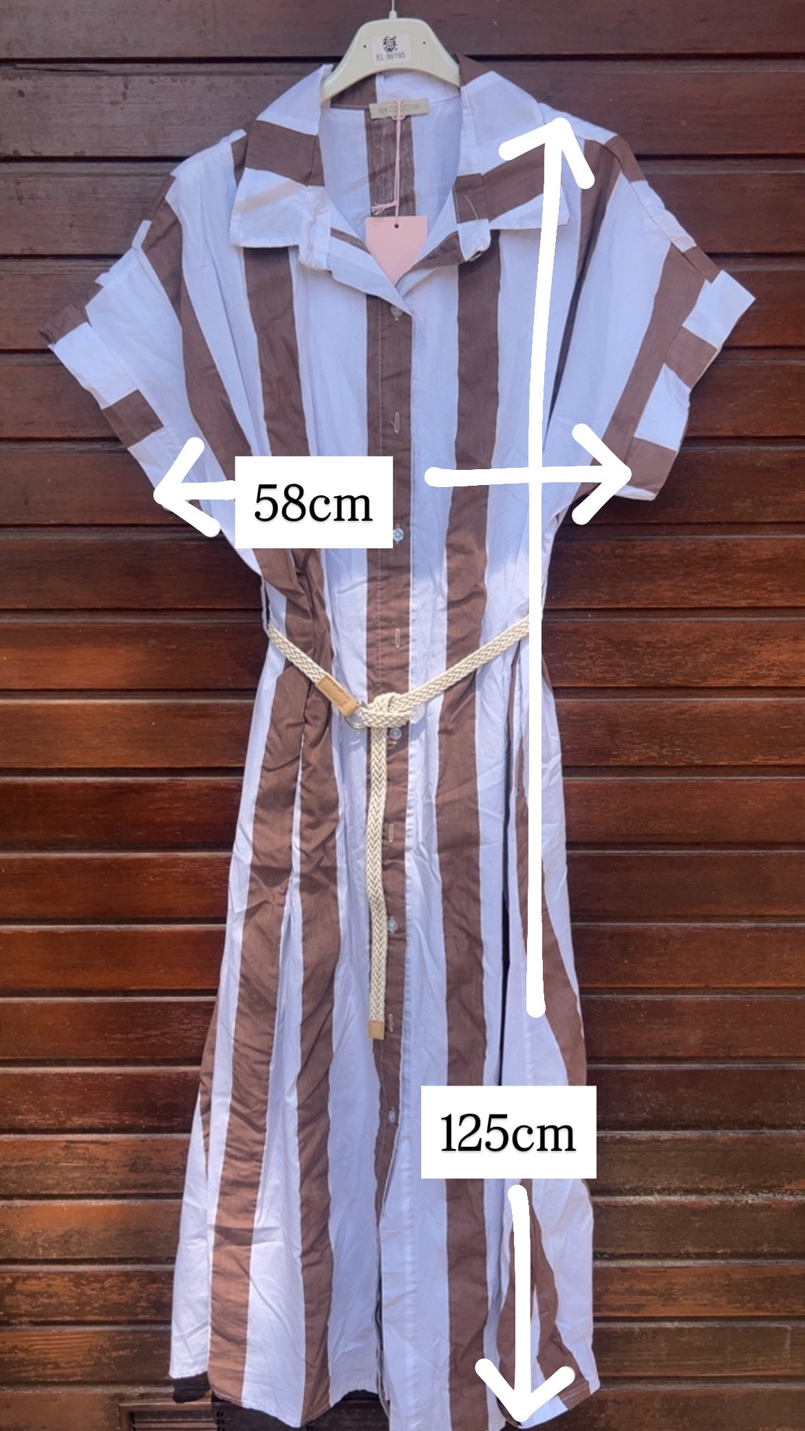Vestido rayas xoco