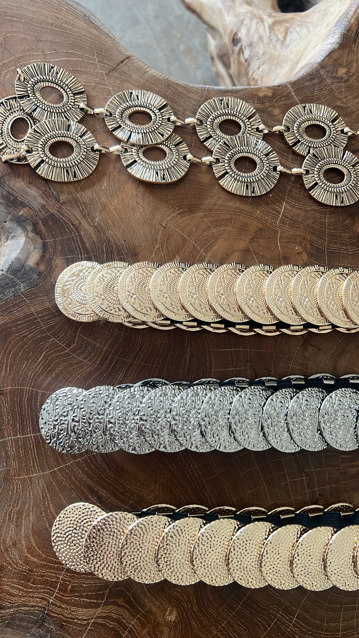 Cinturón “monedas”