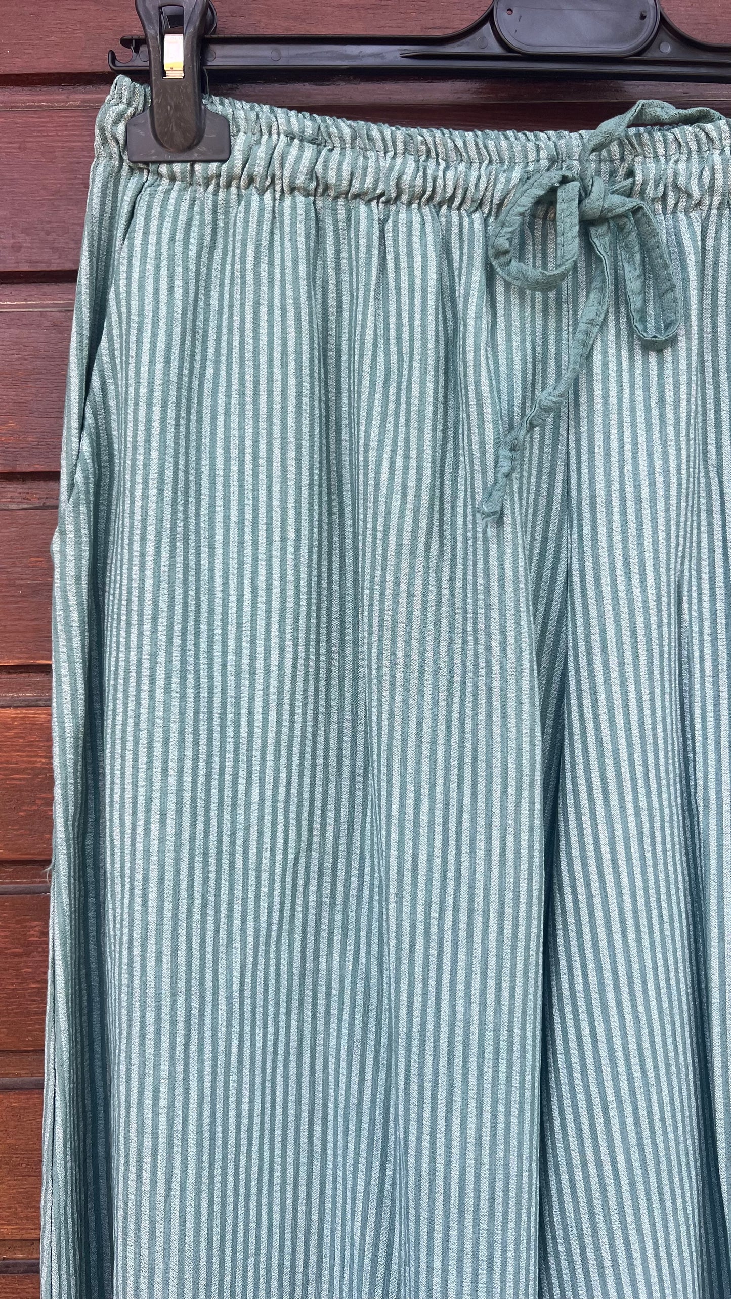 Pantalón bombacho turquesa