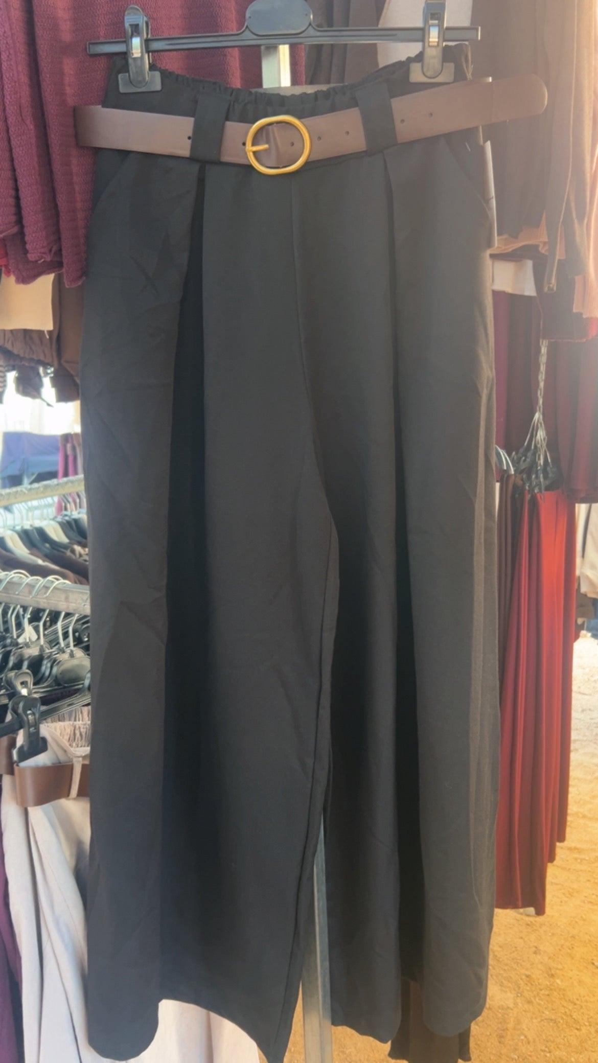 Falda pantalón negra