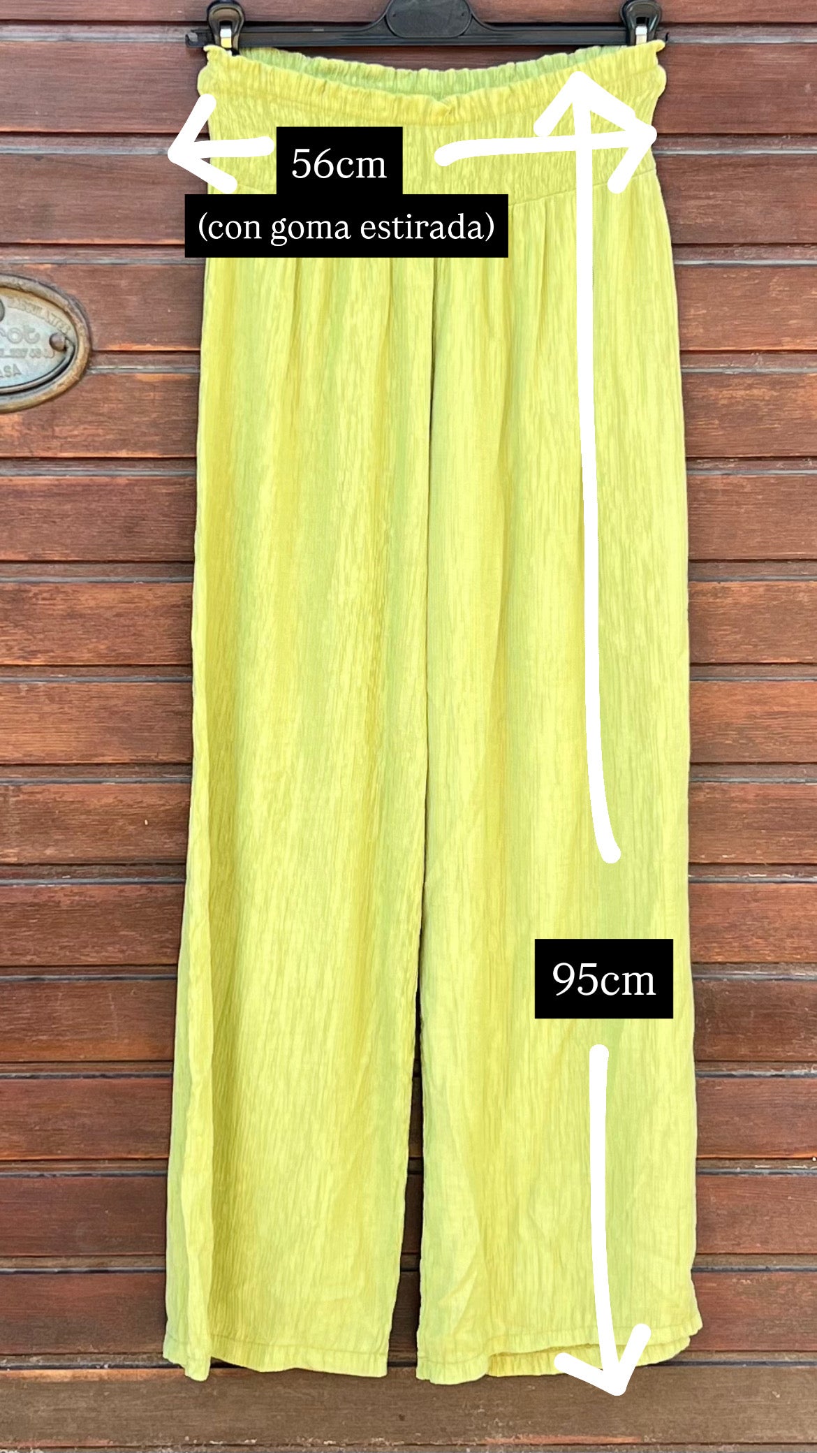 Pantalón teja bambula