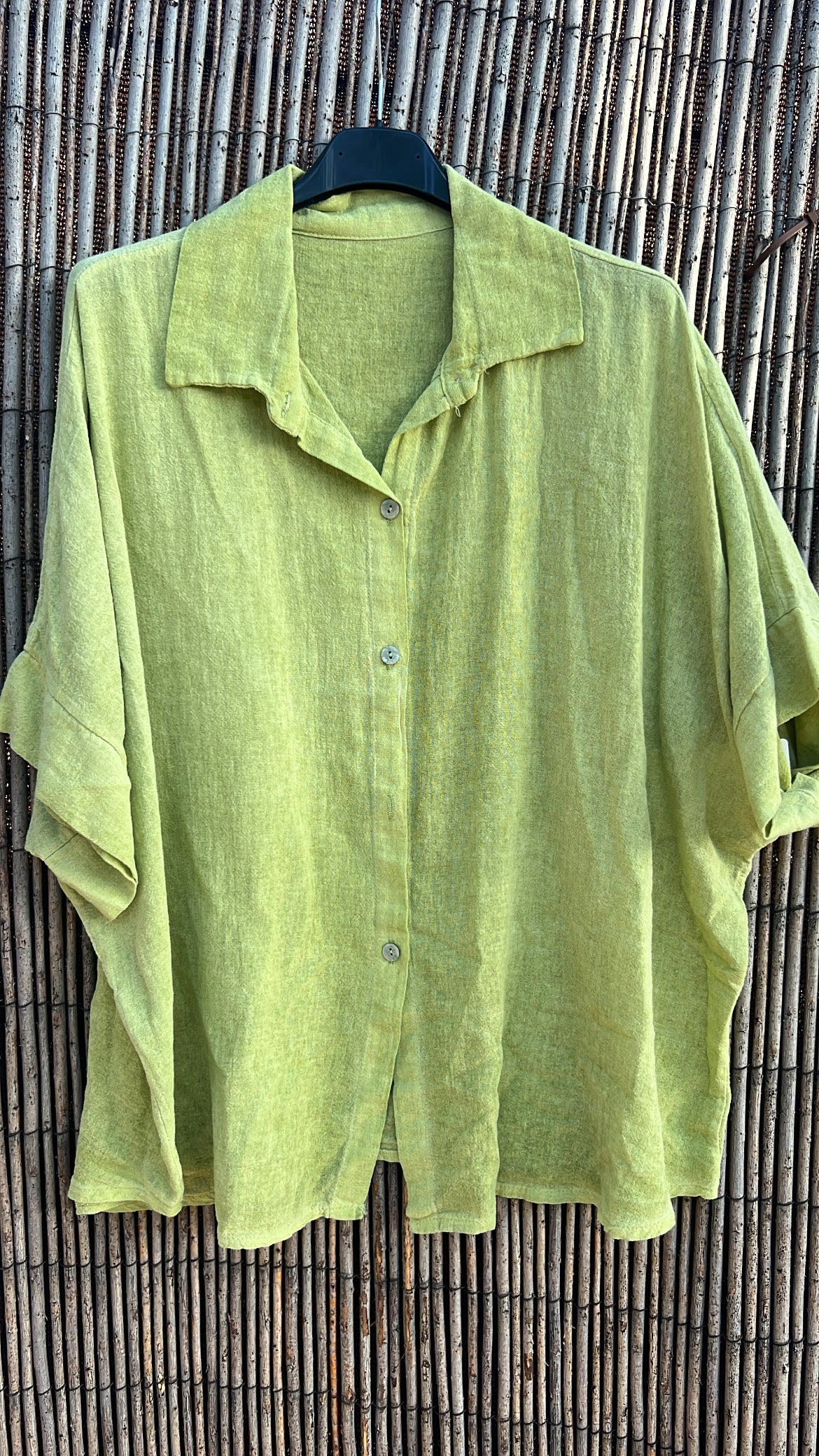 Camisa ancha pistacho