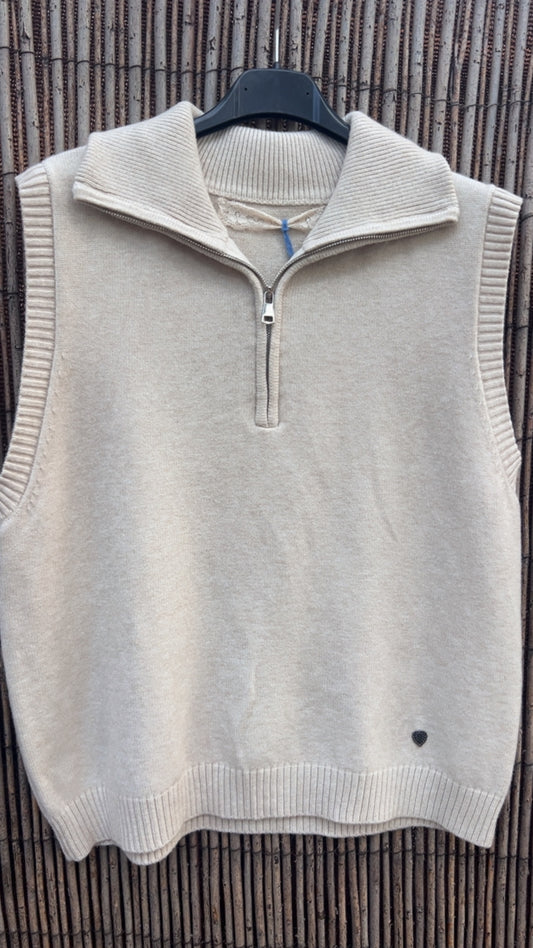 Chaleco beige
