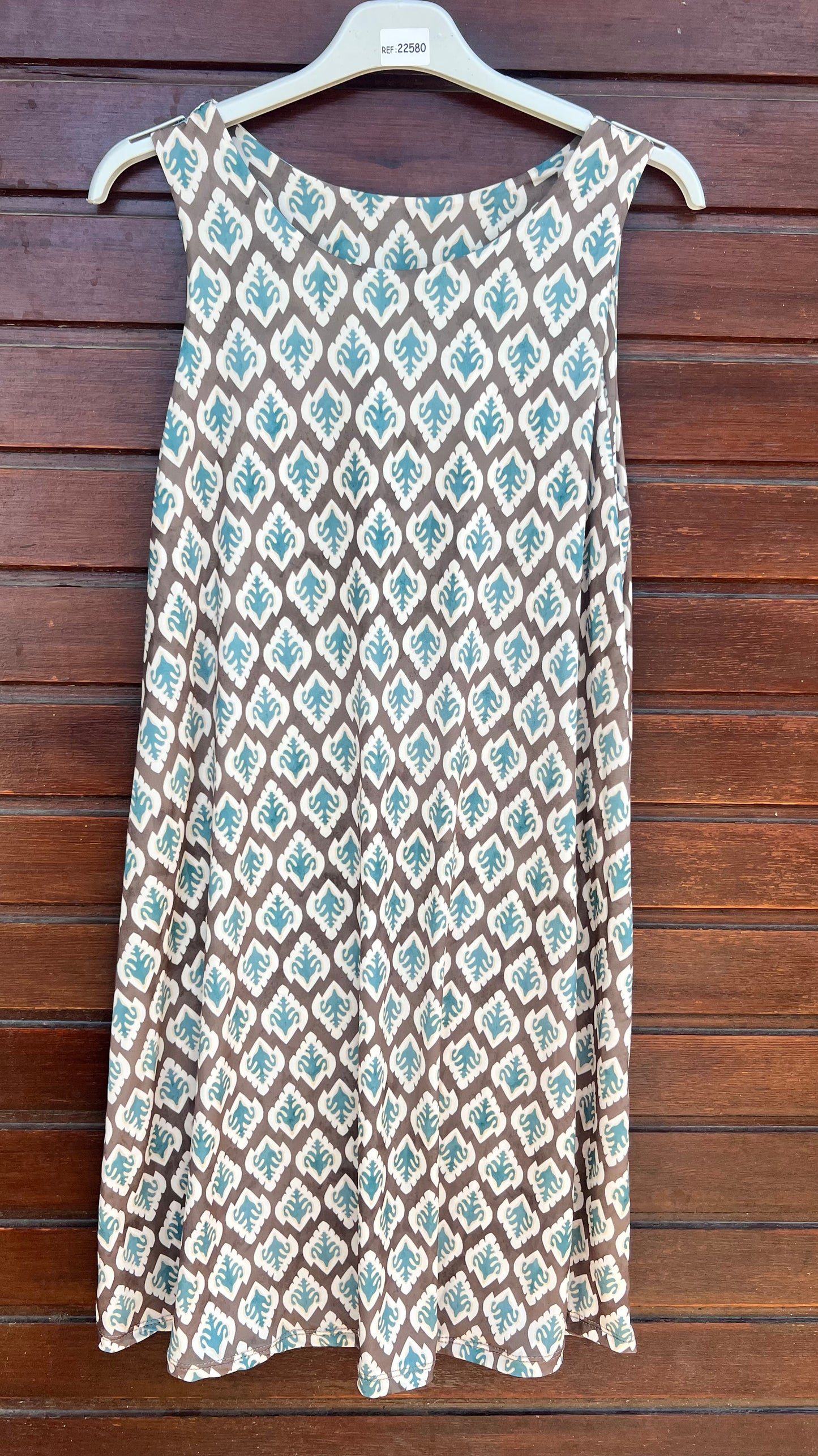 Vestido corto turquesa