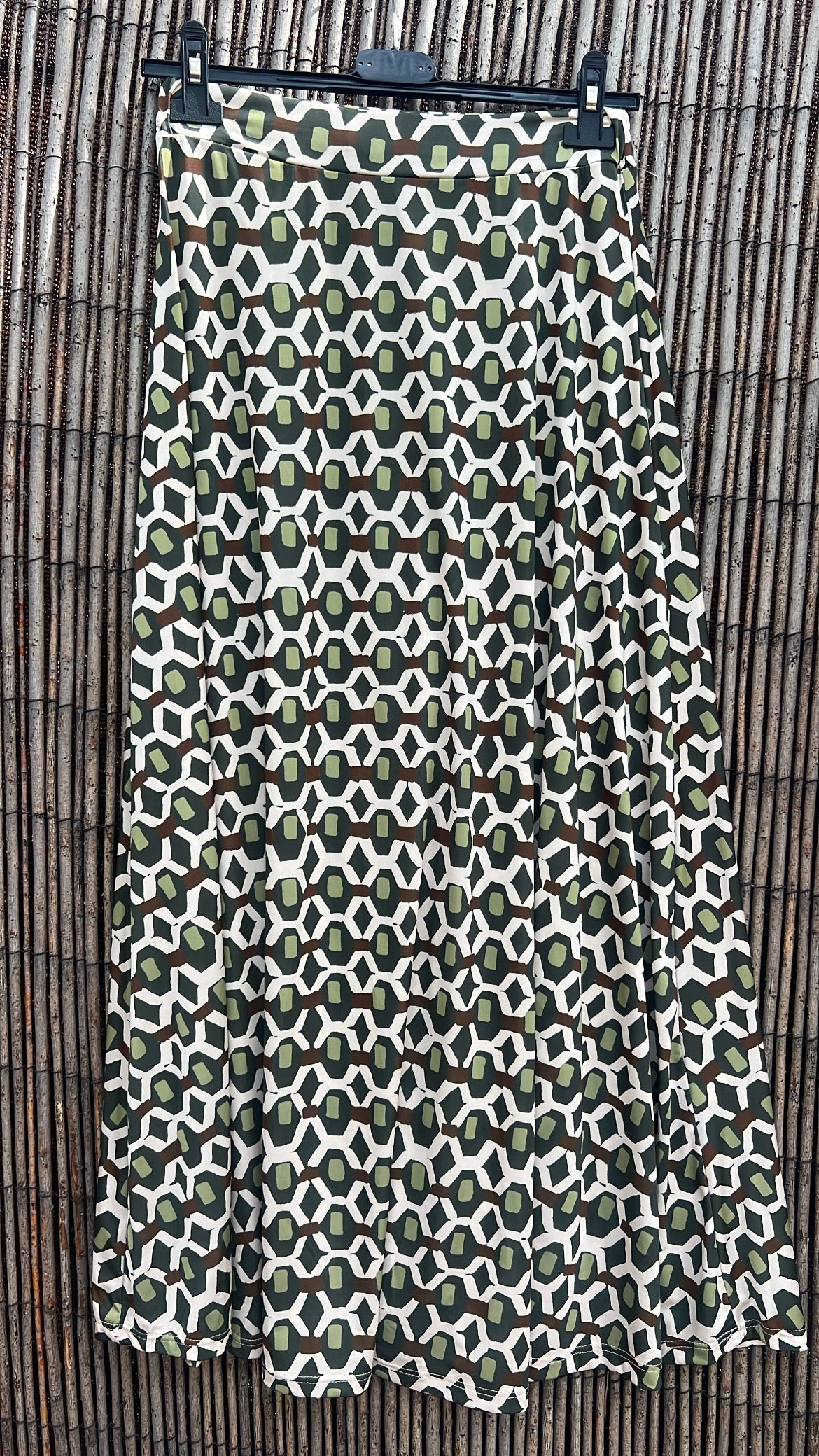 Falda licra fria verde