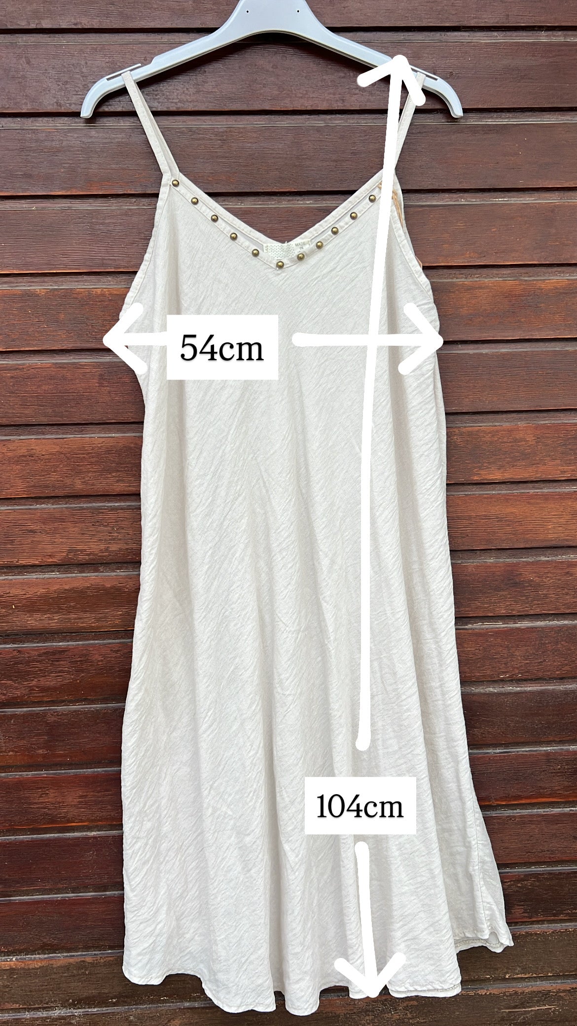Vestido tachuelas marino