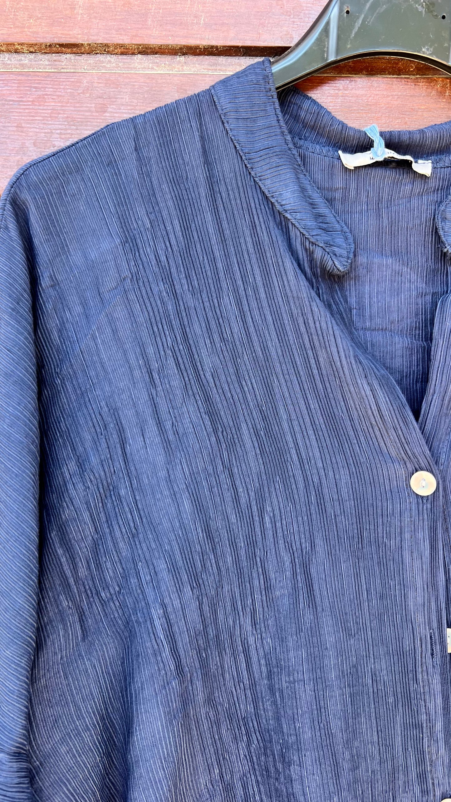 Blusa botones marino