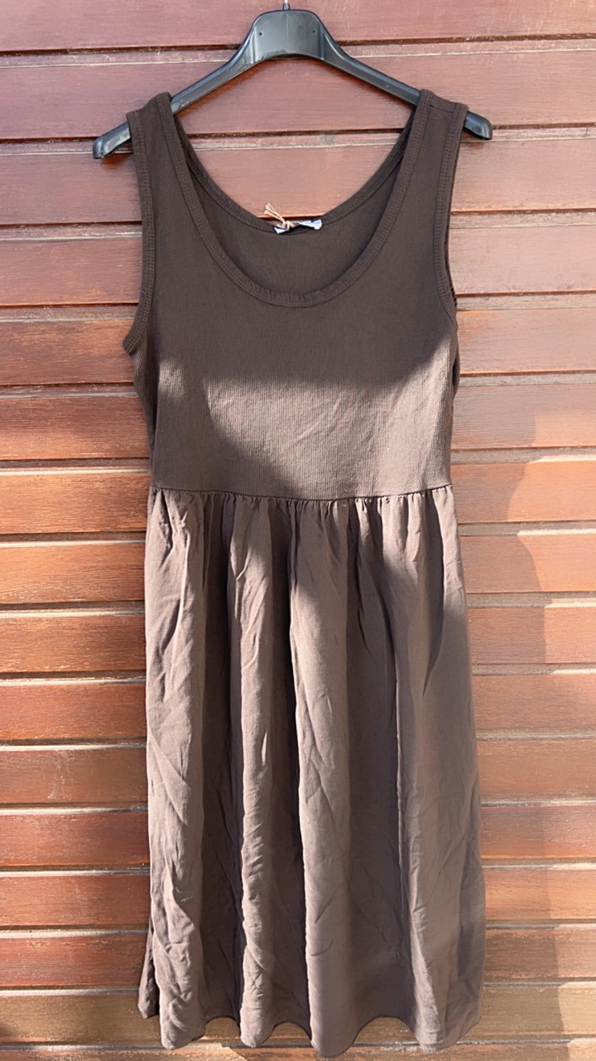 Vestido xoco punto y viscosa
