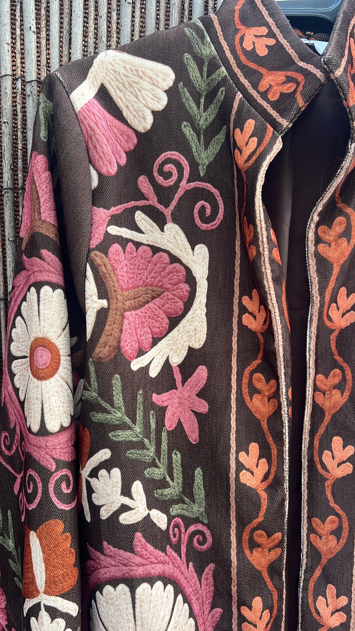 Chaqueta estampada fondo xoco