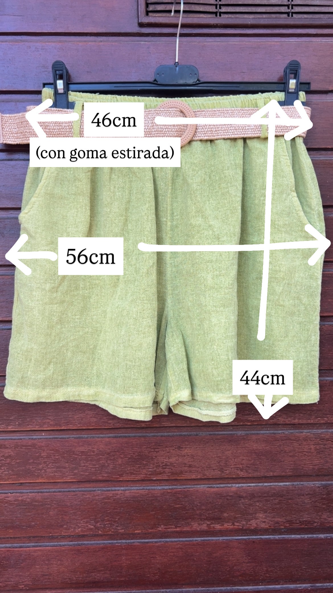 Pantalón xoco con cinturón