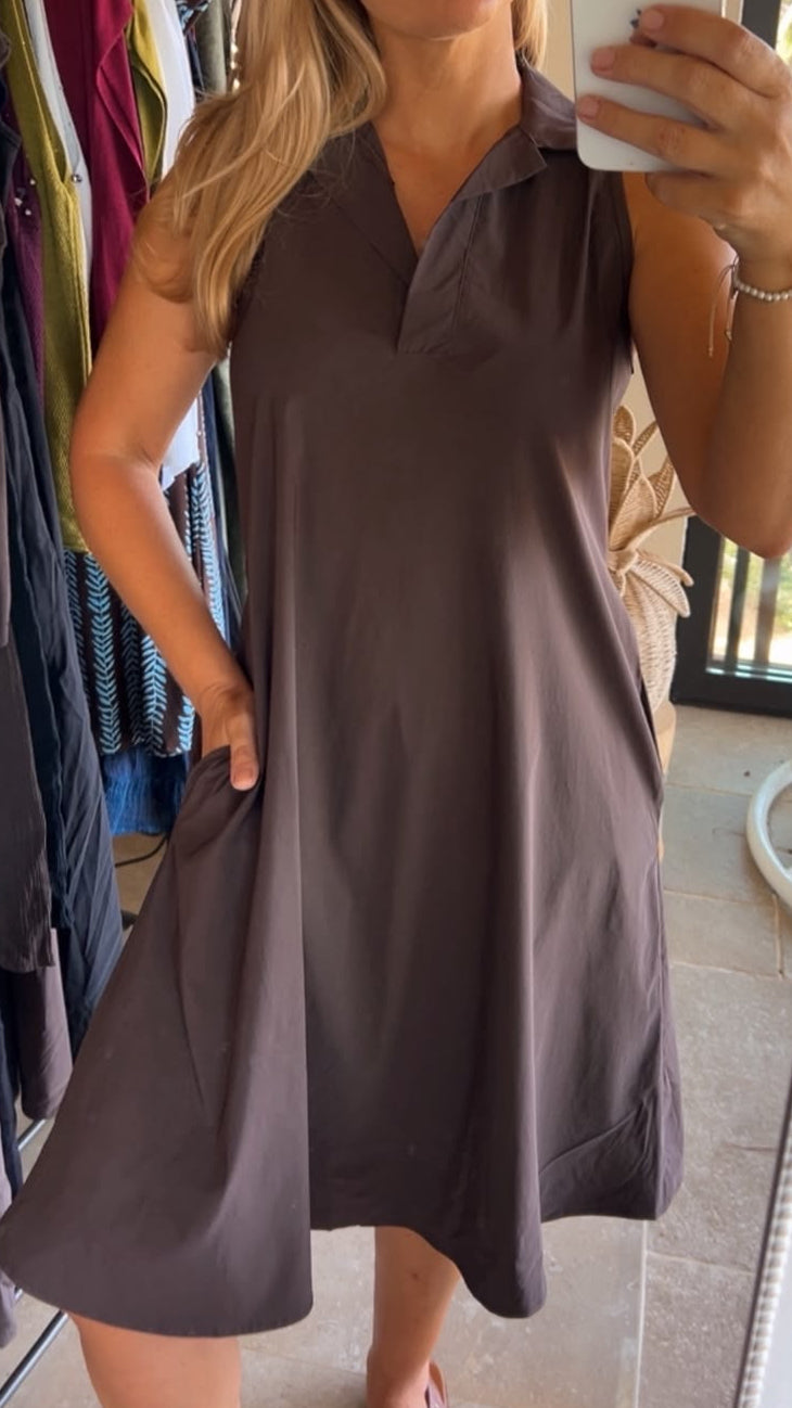 Vestido corto camisero xoco