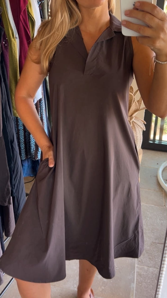 Vestido corto camisero xoco