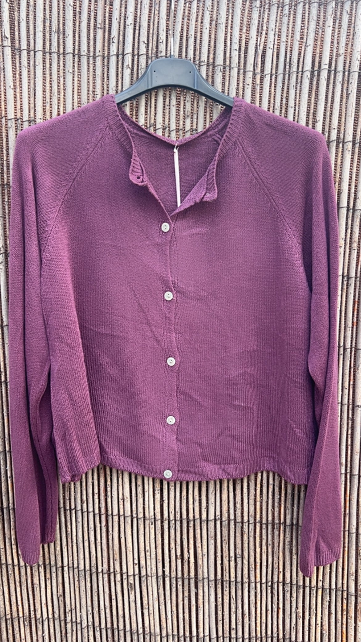 Chaqueta botones burdeos