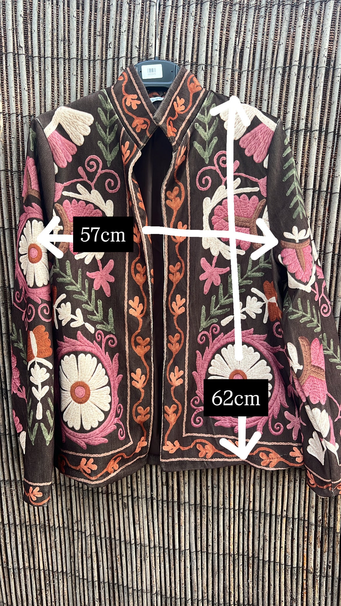 Chaqueta estampada fondo xoco