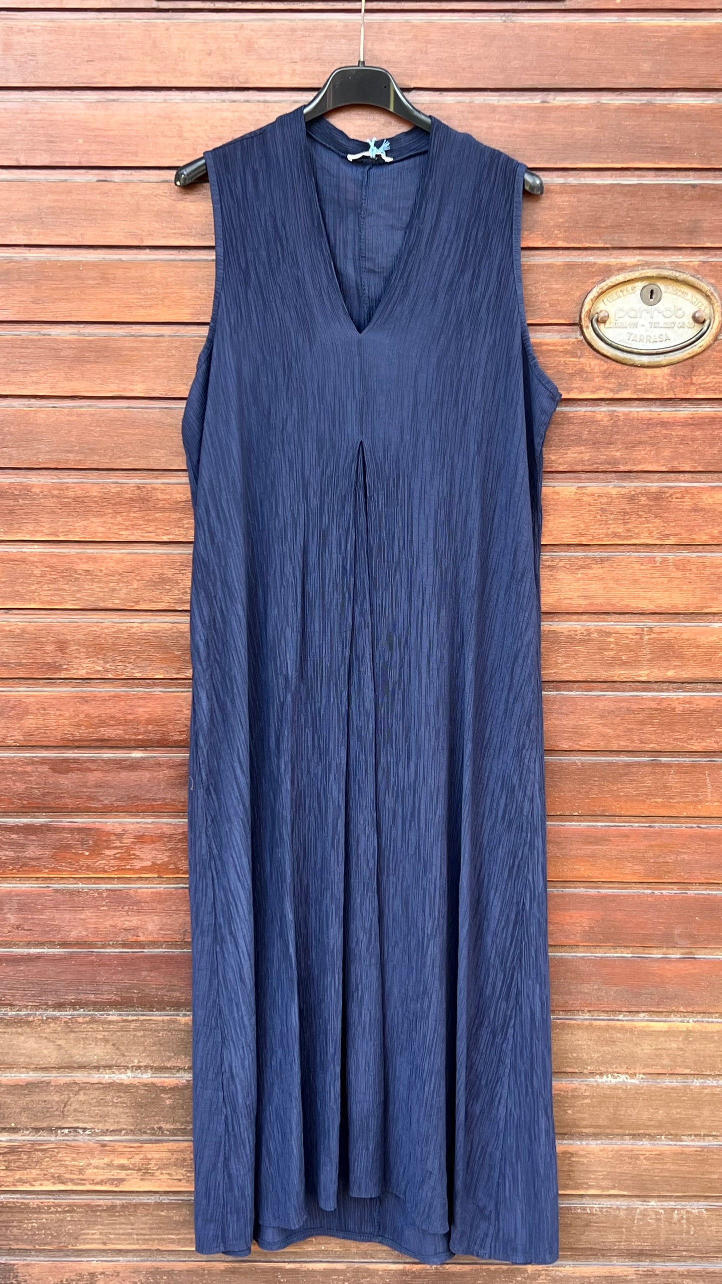 Vestido marino pico