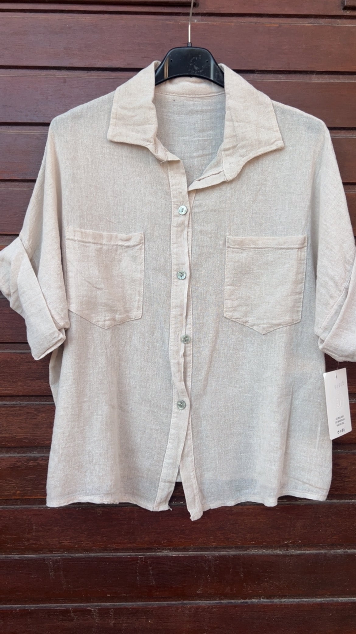 Camisa beige