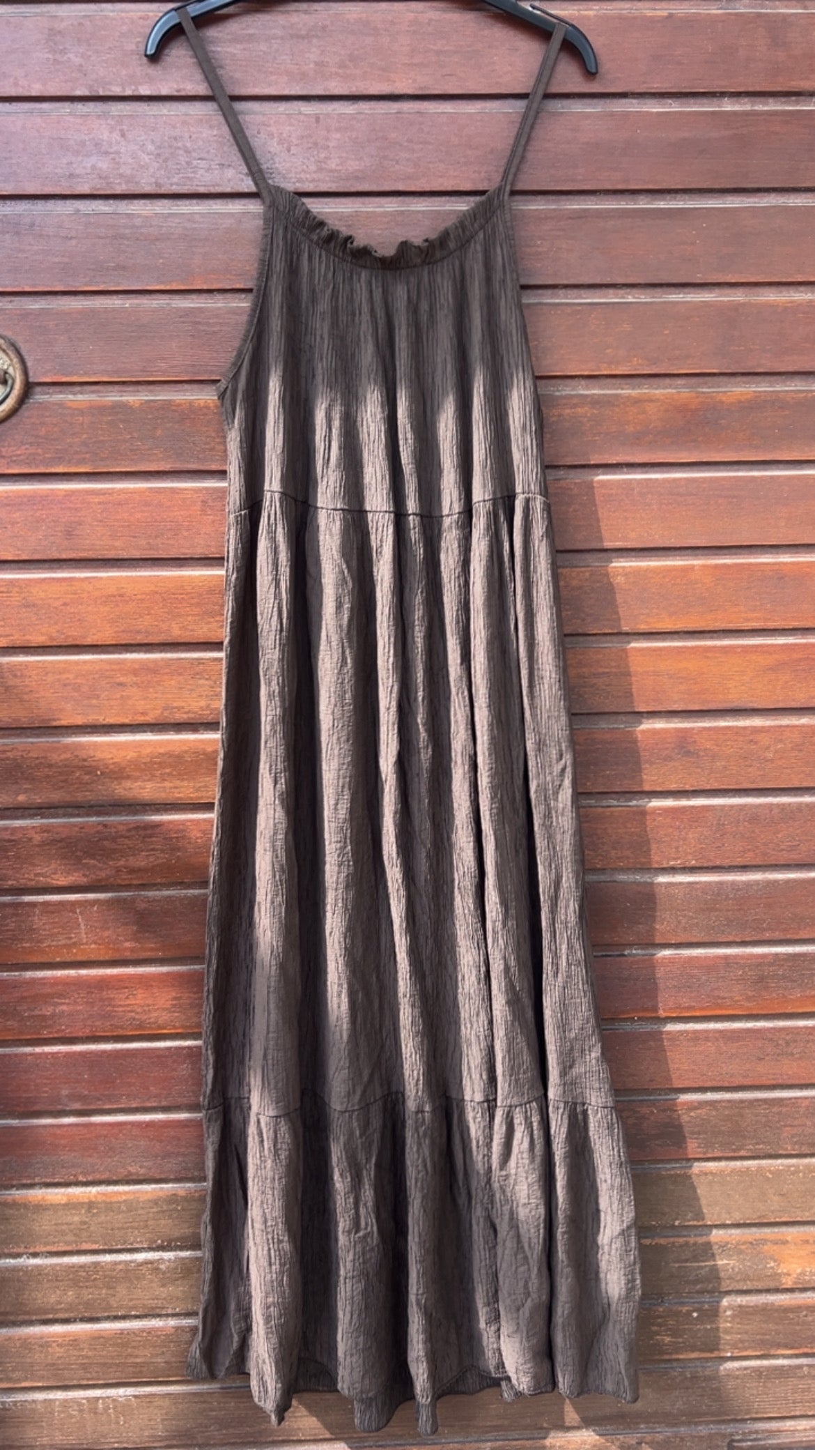 Vestido xoco bambula tirante fino