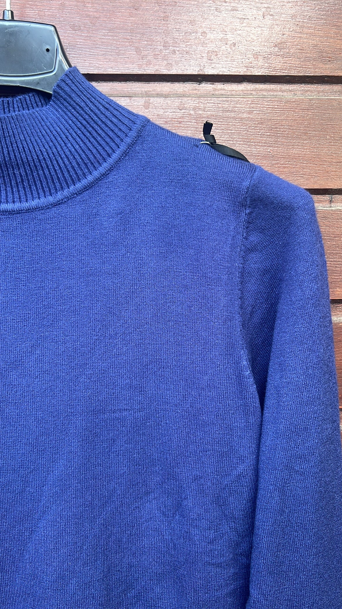 Jersey cuello alto marino