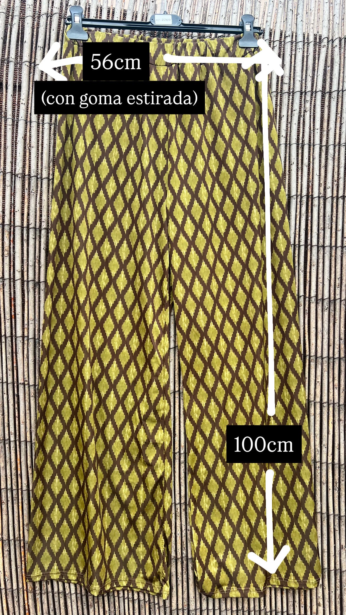 Pantalón licra pistacho