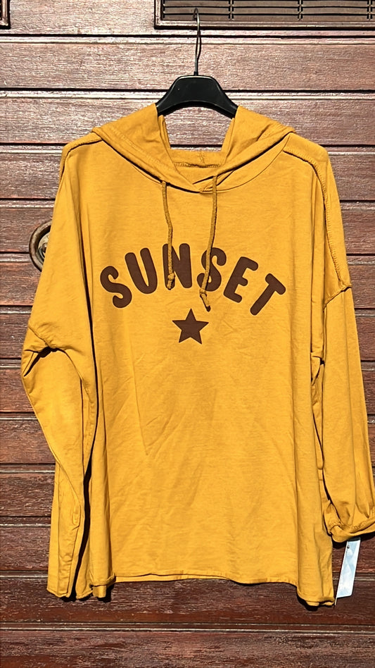 Sudadera sunset mostaza
