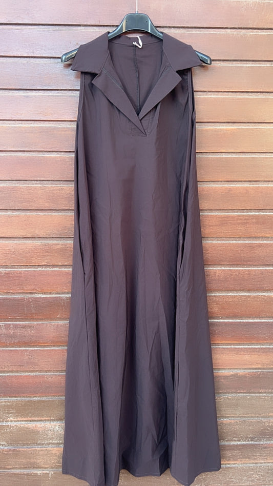 Vestido camisero largo xoco