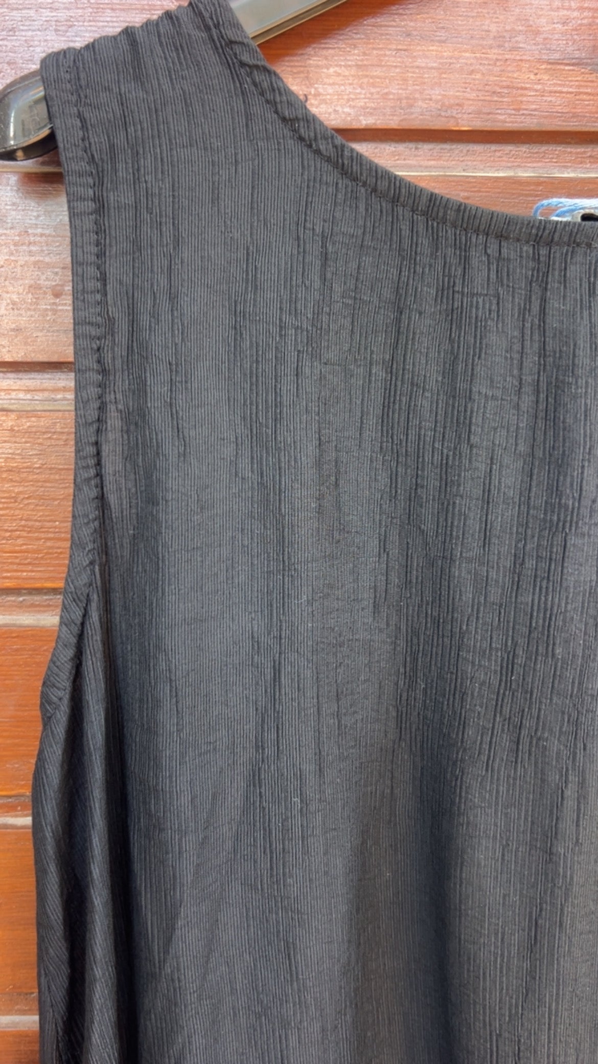 Vestido negro bambula