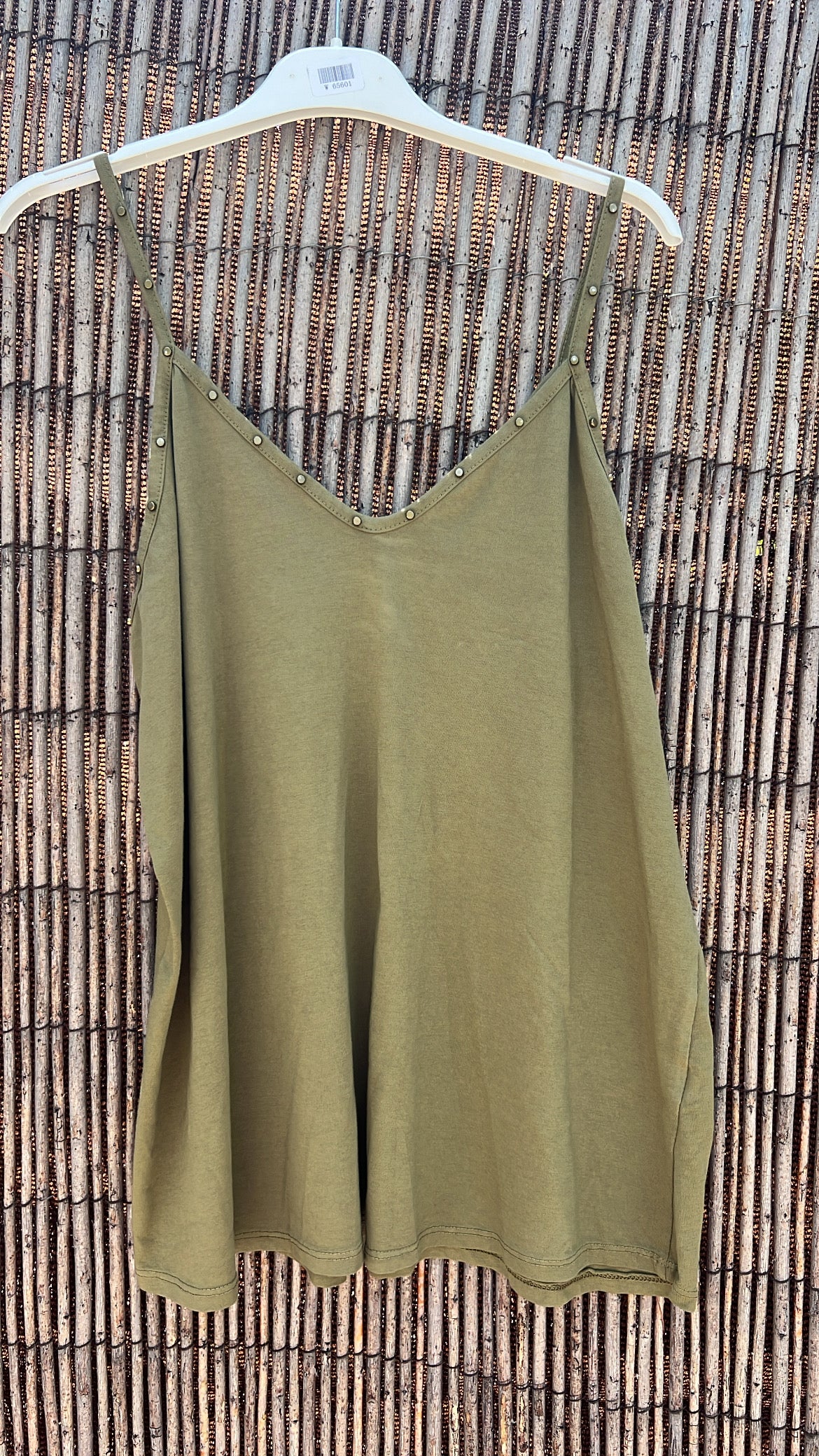Top algodón verde
