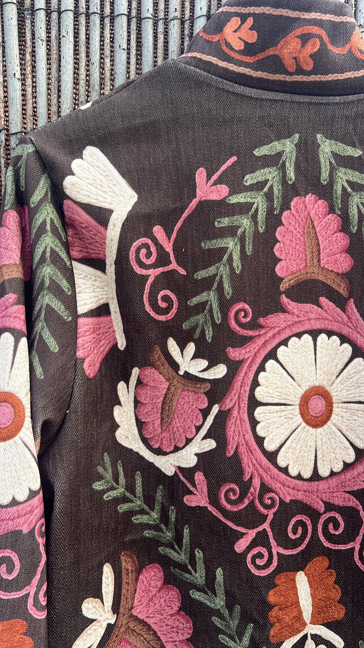 Chaqueta estampada fondo xoco