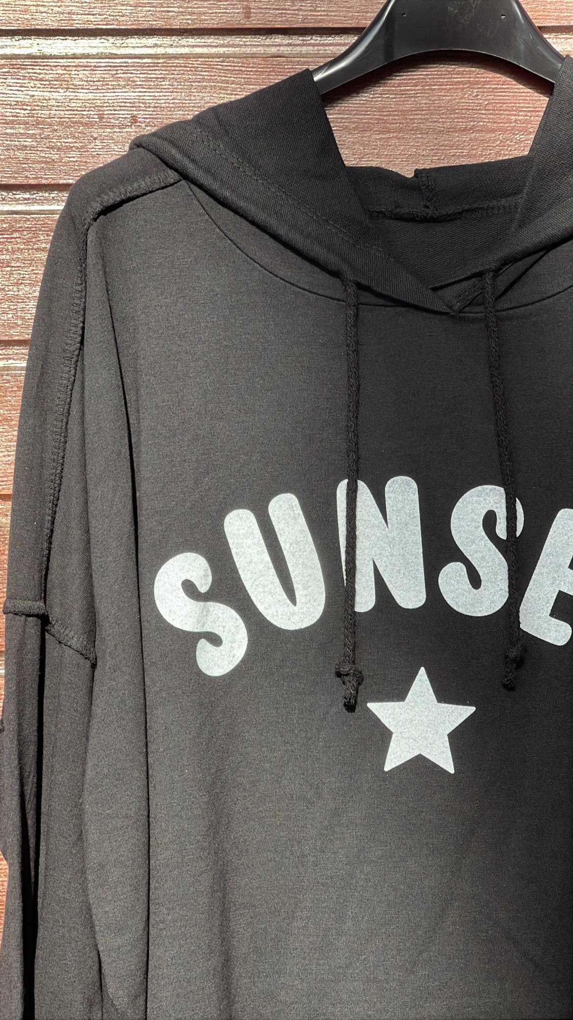 Sudadera sunset negra