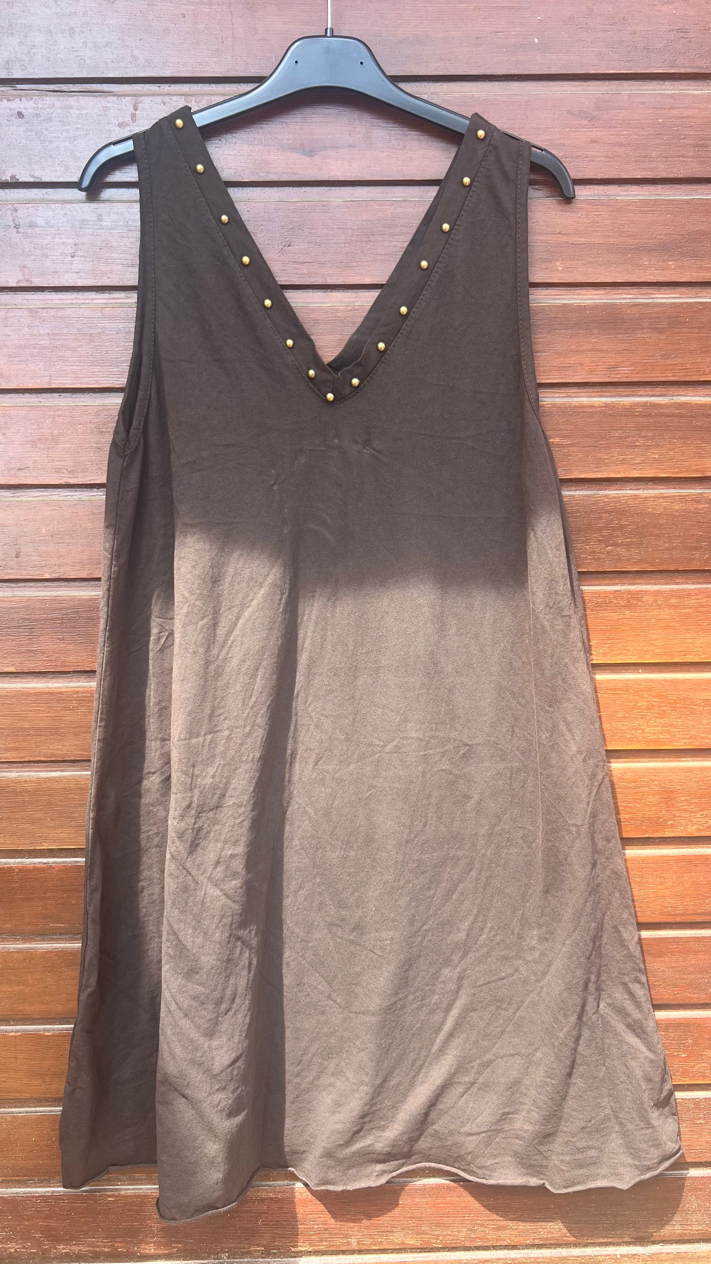 Vestido xoco tachuelas