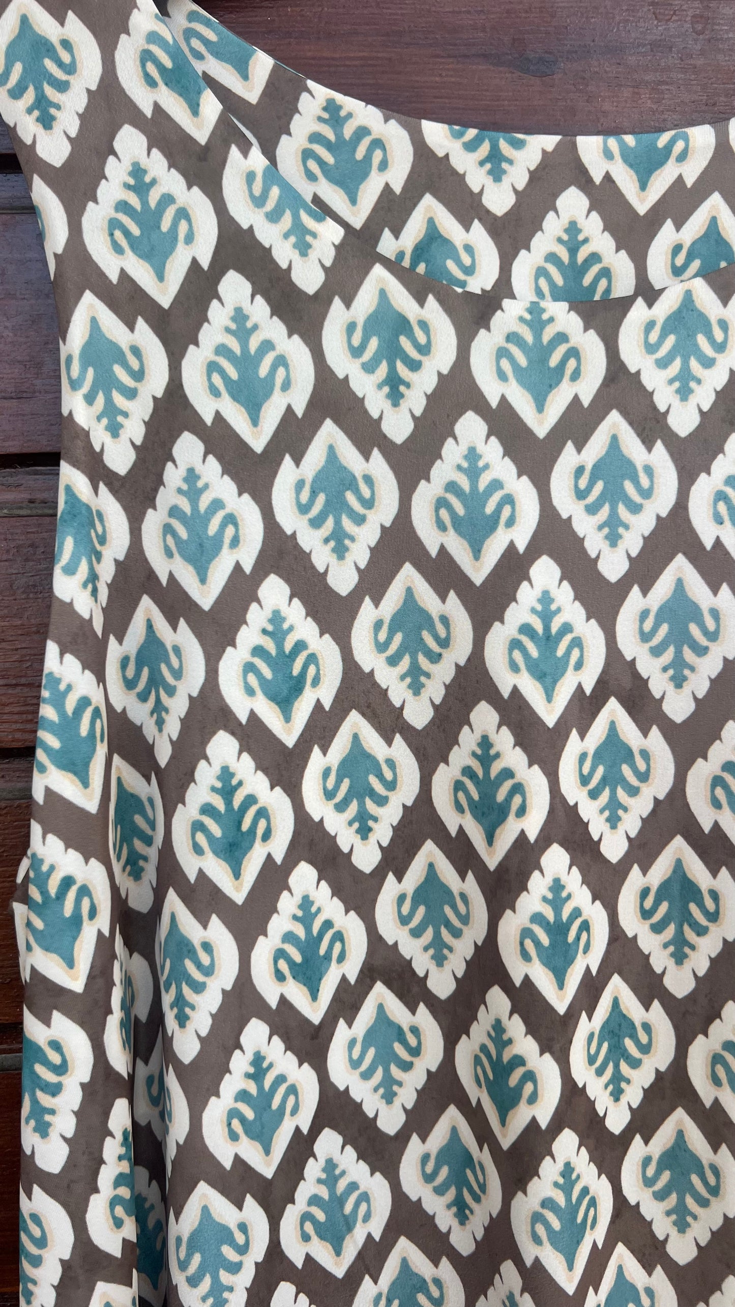 Vestido corto turquesa