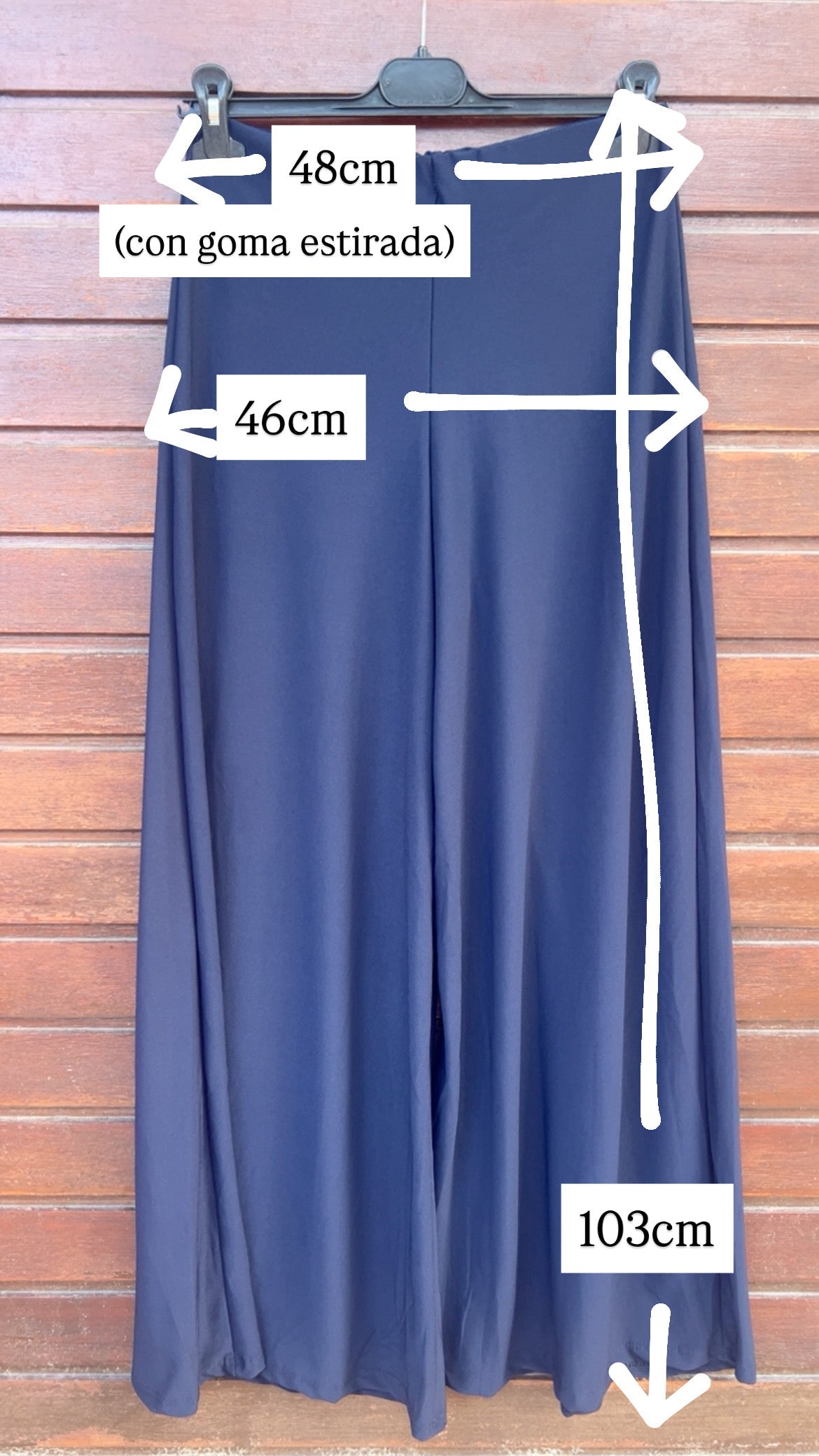 Pantalón burdeos crepe