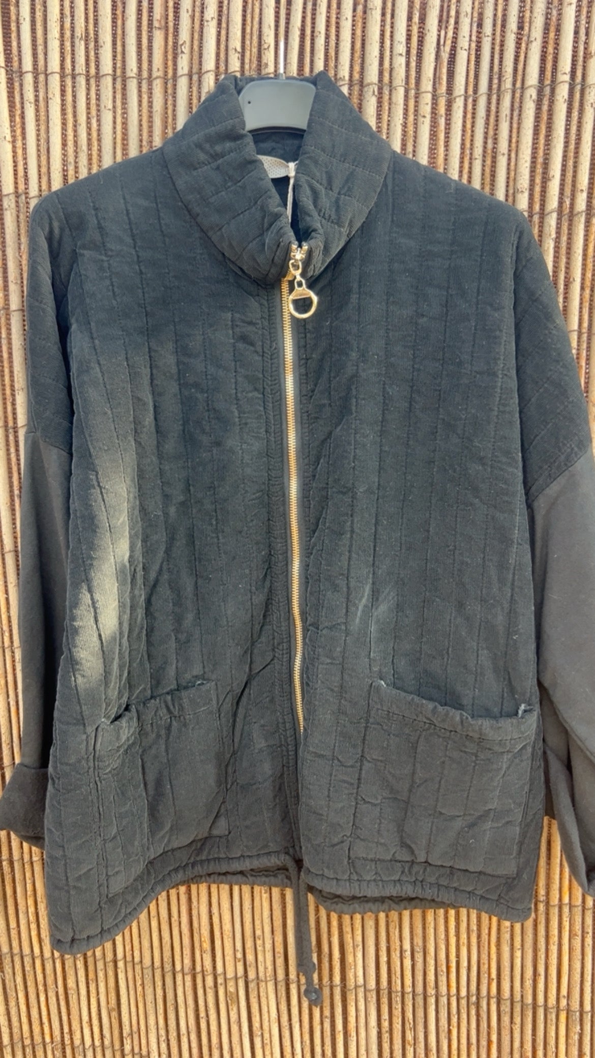 Chaqueta micropana negra