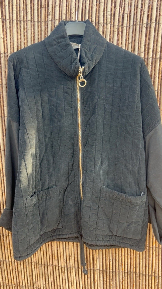 Chaqueta micropana negra