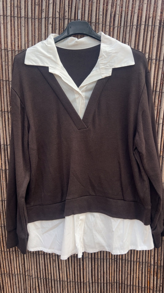Jersey xoco camisa cosida