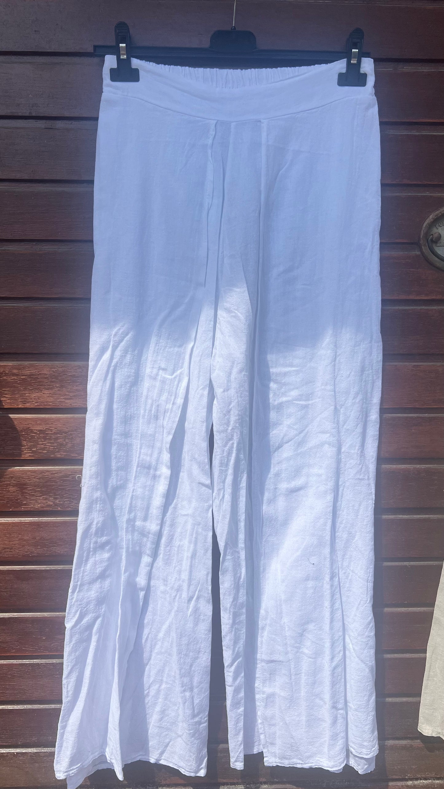 Pantalón abertura blanco