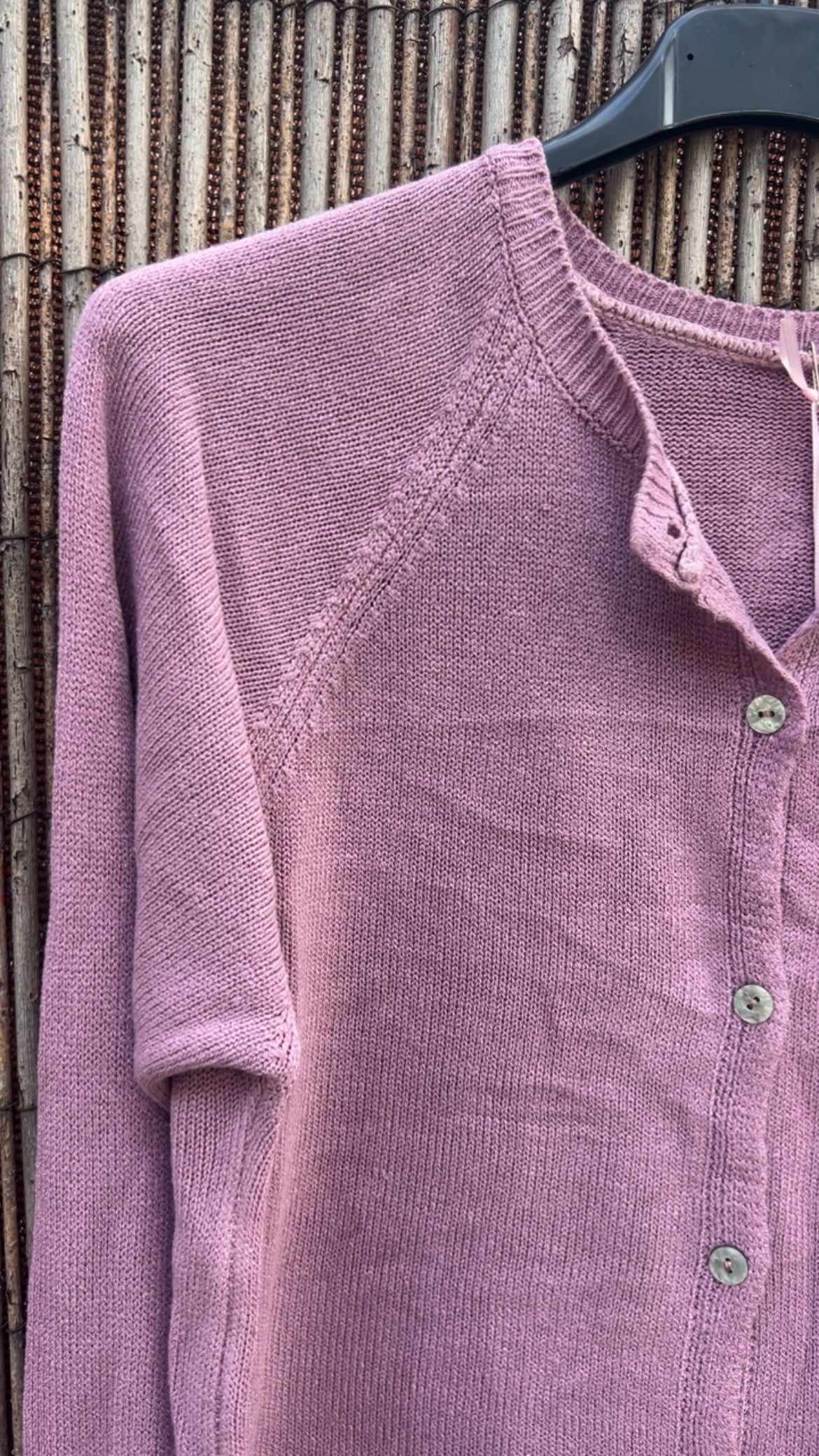 Chaqueta botones rosa