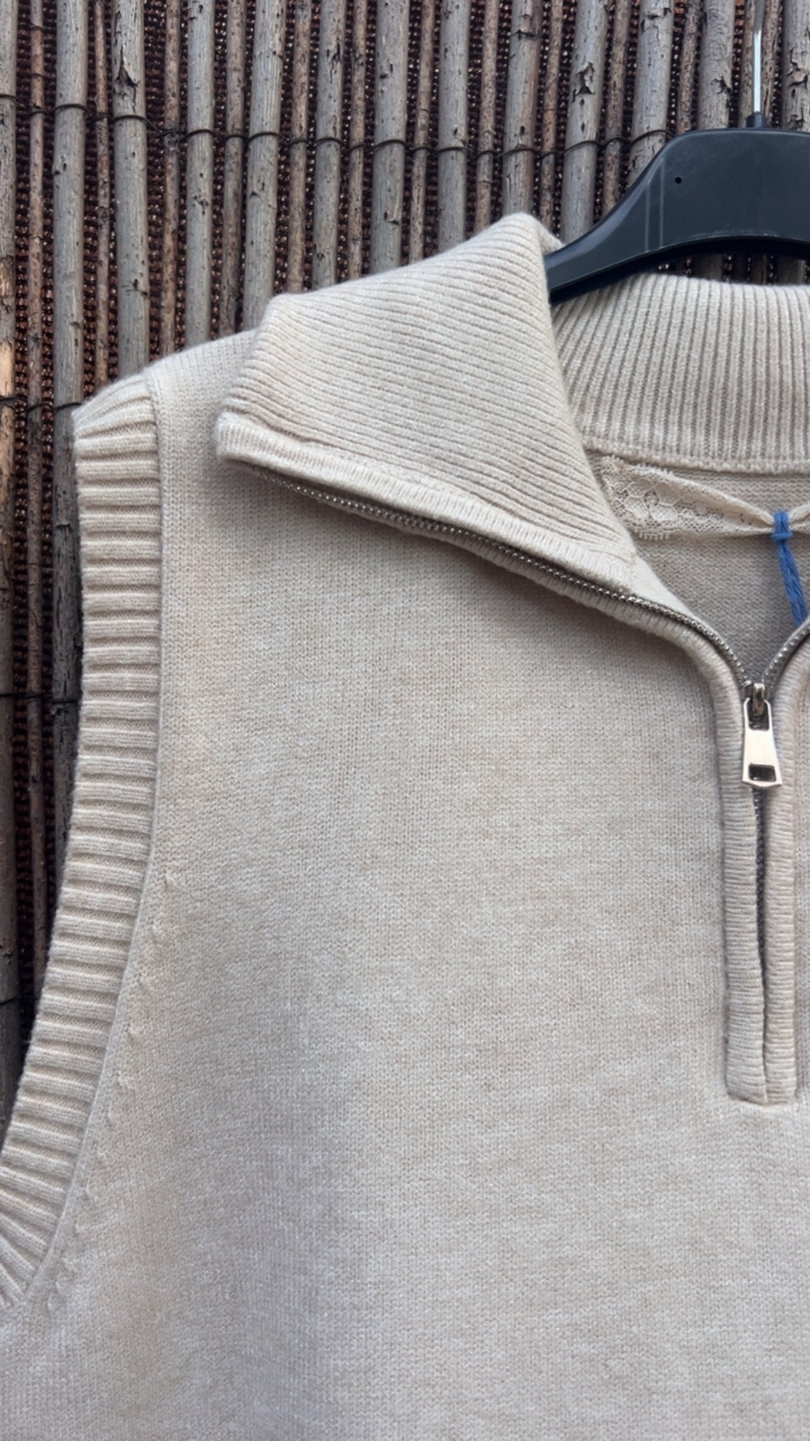 Chaleco beige