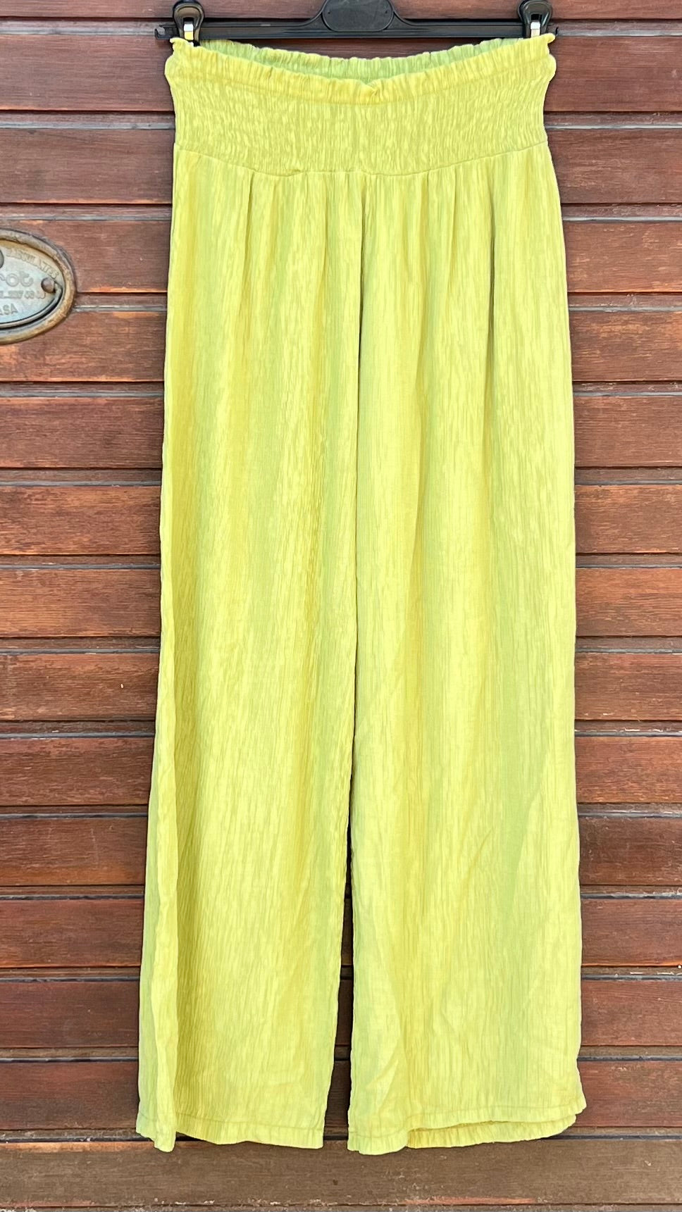 Pantalón pistacho bambula