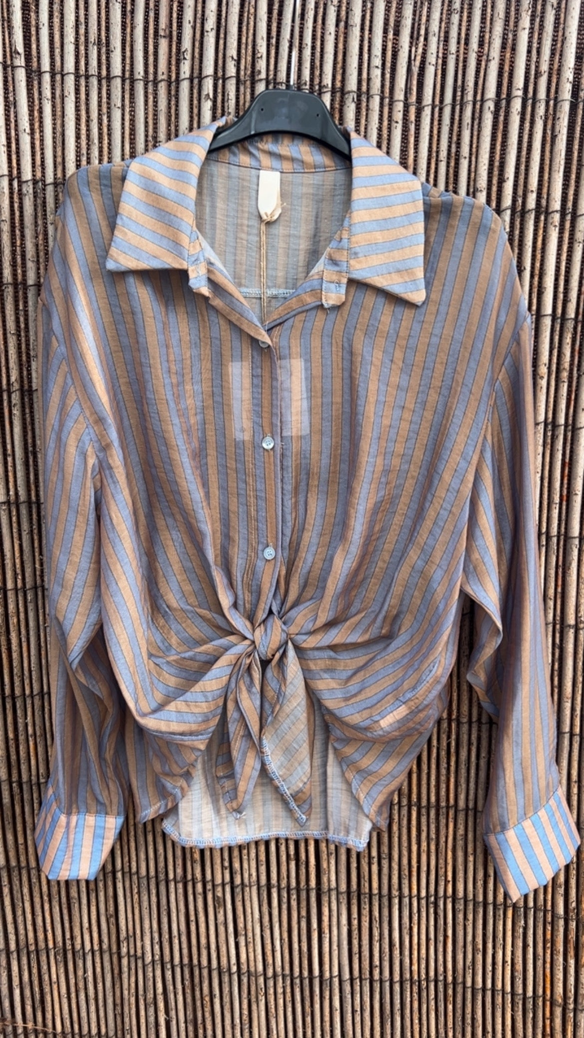Camisa rayas azul
