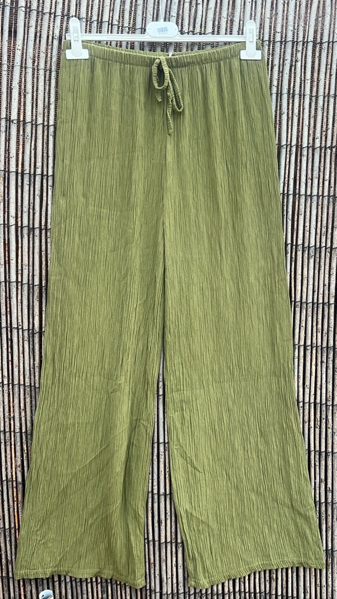 Pantalón pistacho bambula