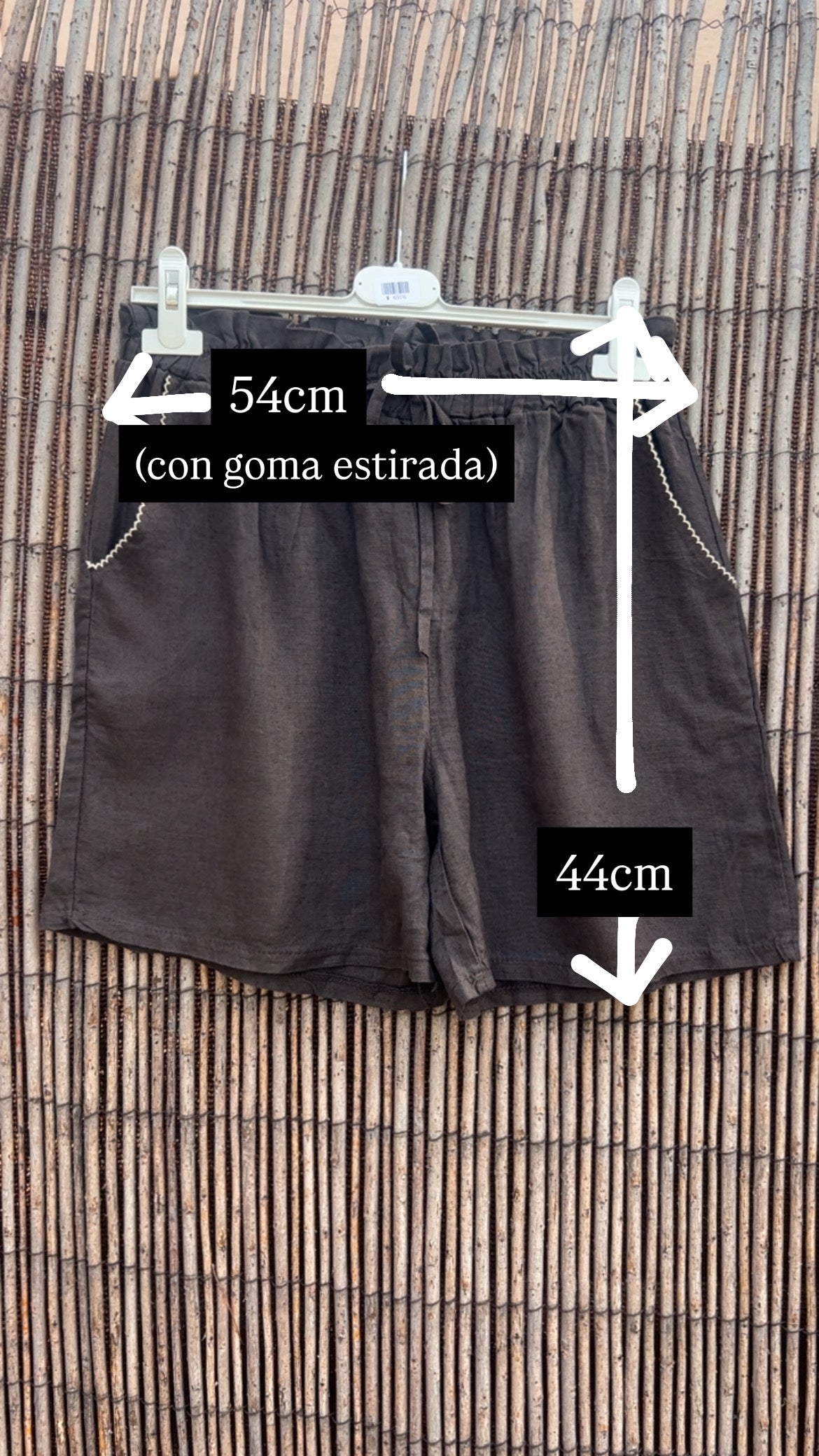 Pantalón corto marino
