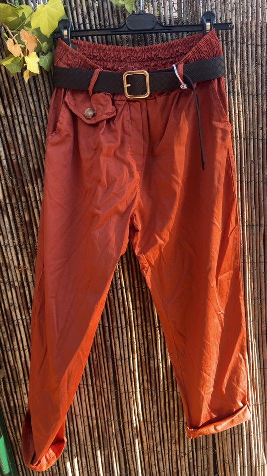 Jogger teja detalle bolsillo
